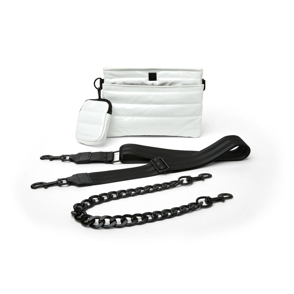 5141 Downtown Crossbody White Patent